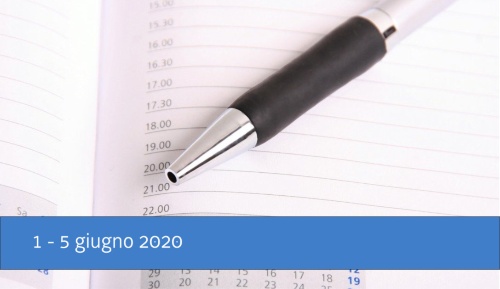 La settimana in Consiglio: 1 - 5 giugno 2020