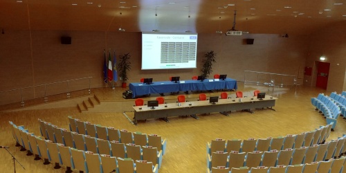 L'auditorium Comelli della Regione FVG in Udine (foto Acon) 