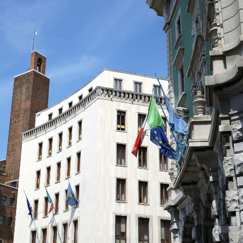 I palazzi del Consiglio regionale in piazza Oberdan a Trieste (foto CR)