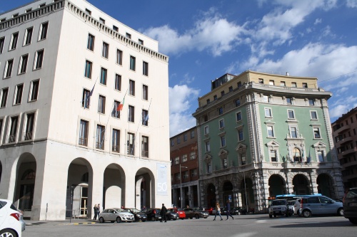 Il palazzo di Piazza Oberdan 6 sede del Consiglio regionale a Trieste