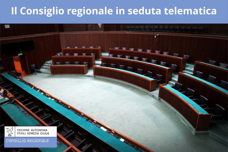 Consiglio regionale del 29 - 30 aprile. Sedute in modalità telematica