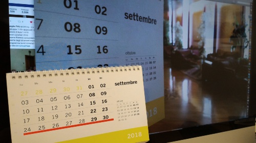 Calendario settembre: quarta settimana