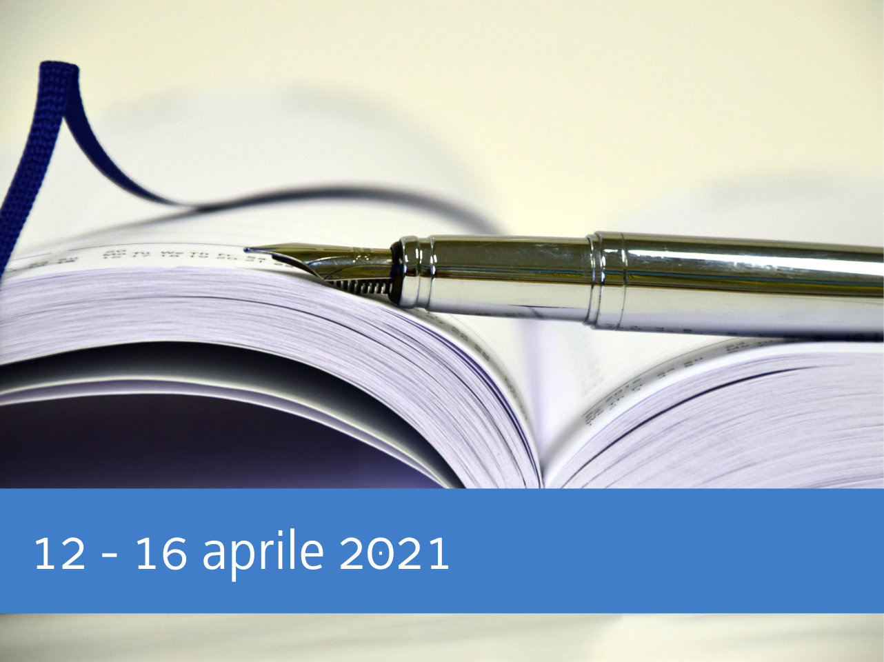 La settimana dal 12 al 16 aprile 2021