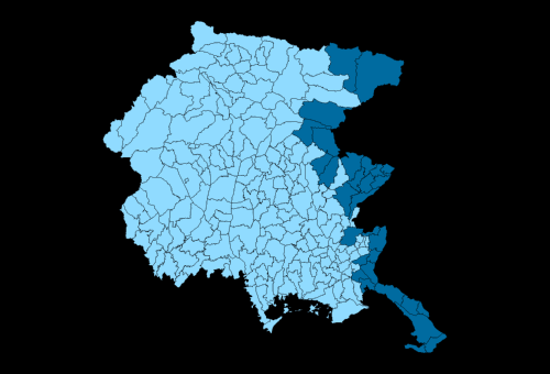 Friuli Venezia Giulia (dalla pubblicazione "Prima conferenza regionale sulla tutela della minoranza slovena")